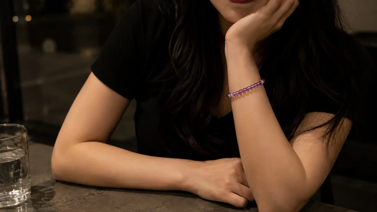 Amethyst Stone Bracelet thumbnail 5