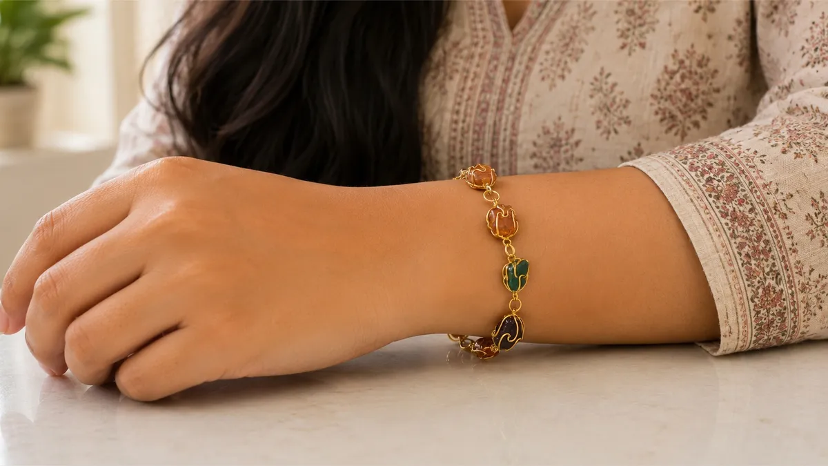 Chain with Stone Bracelet 2 thumbnail 2