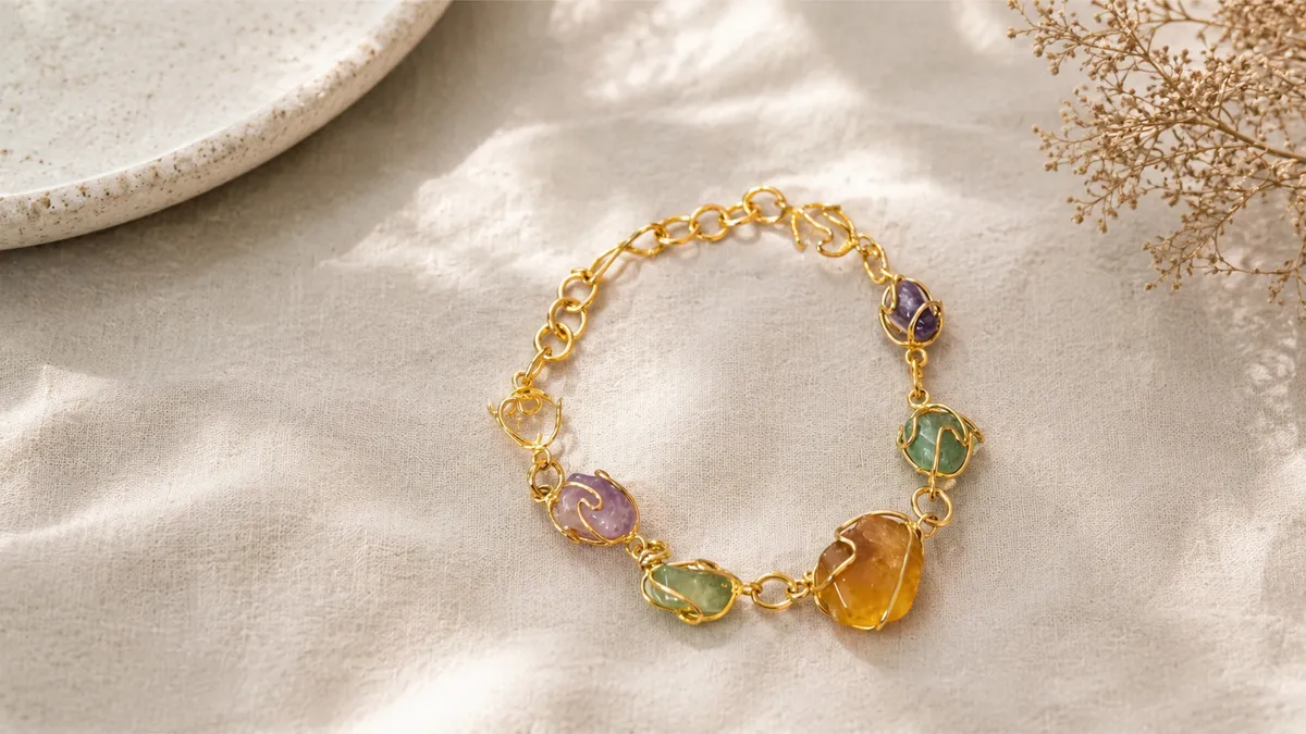 Chain with Stone Bracelet