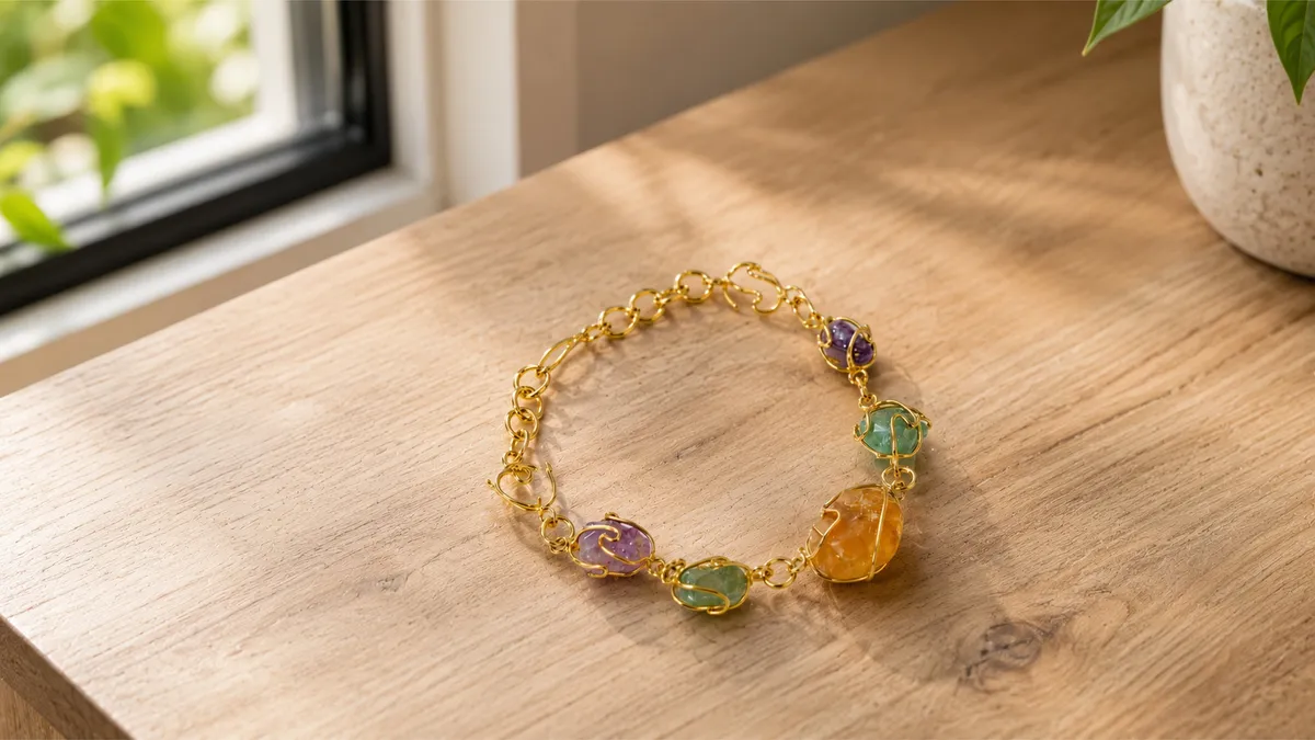 Chain with Stone Bracelet thumbnail 3
