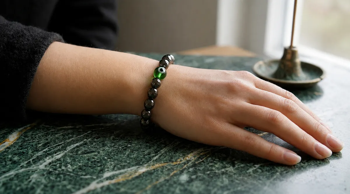 Evil Eye Stone Bracelet thumbnail 4