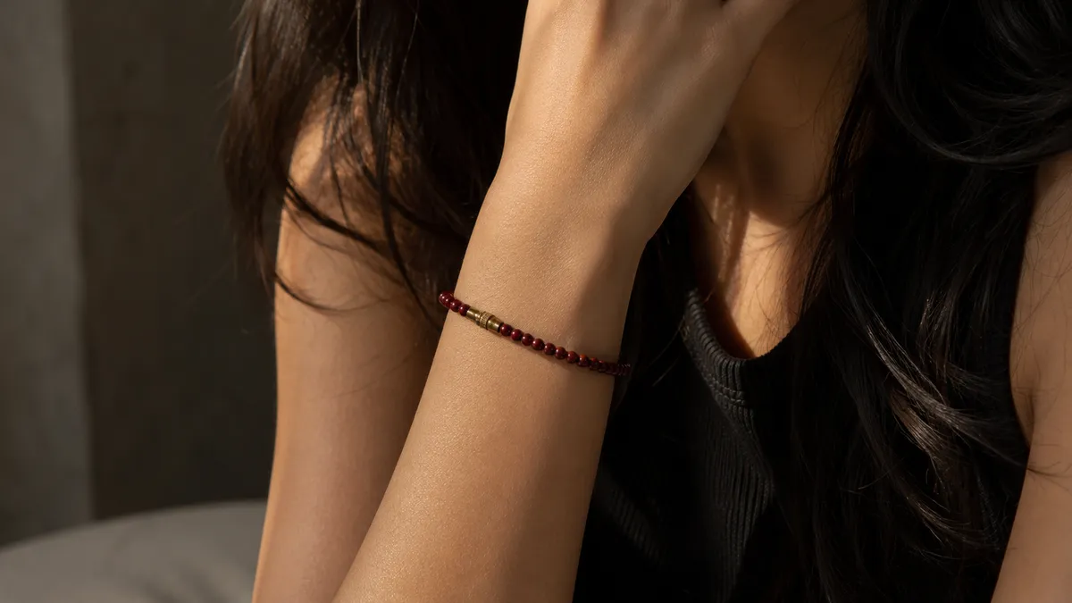 Garnet Stone Bracelet thumbnail 4