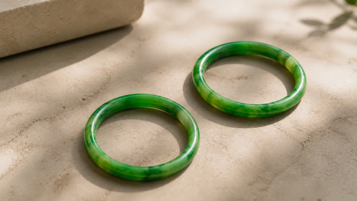 Jade Bangles pair thumbnail 4