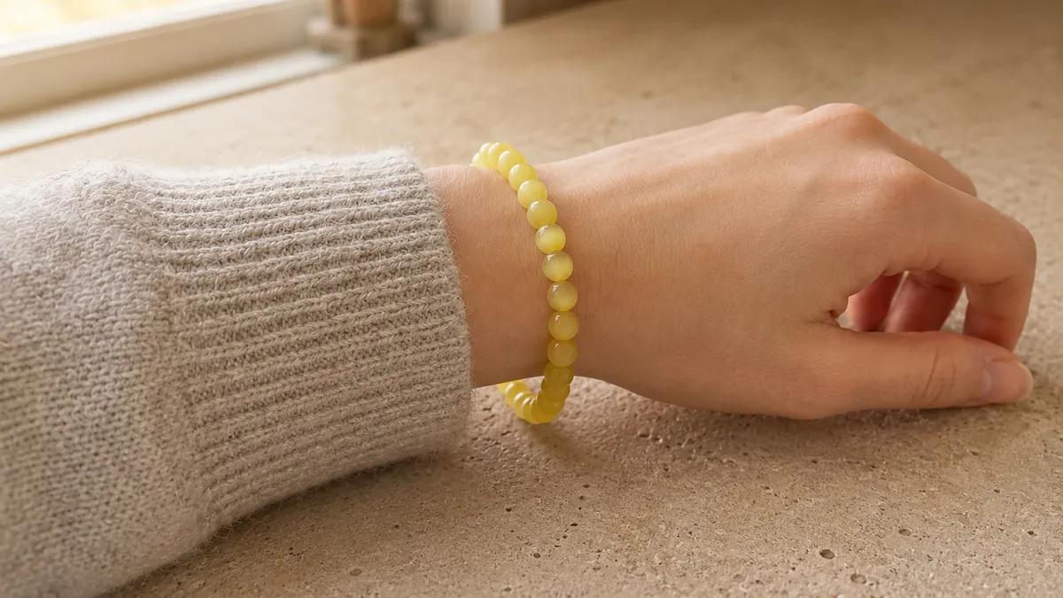 Lemon Yellow Stone Bracelet