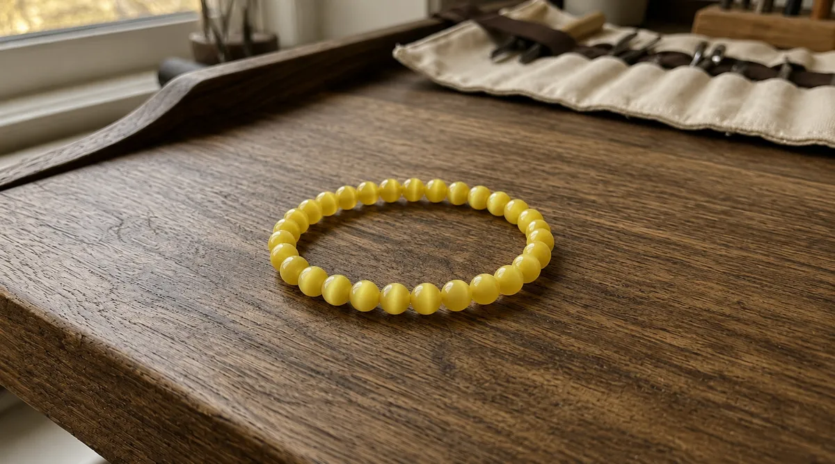 Lemon Yellow Stone Bracelet thumbnail 3