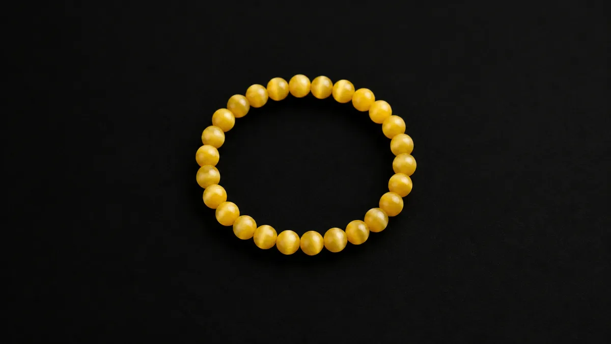 Lemon Yellow Stone Bracelet thumbnail 4