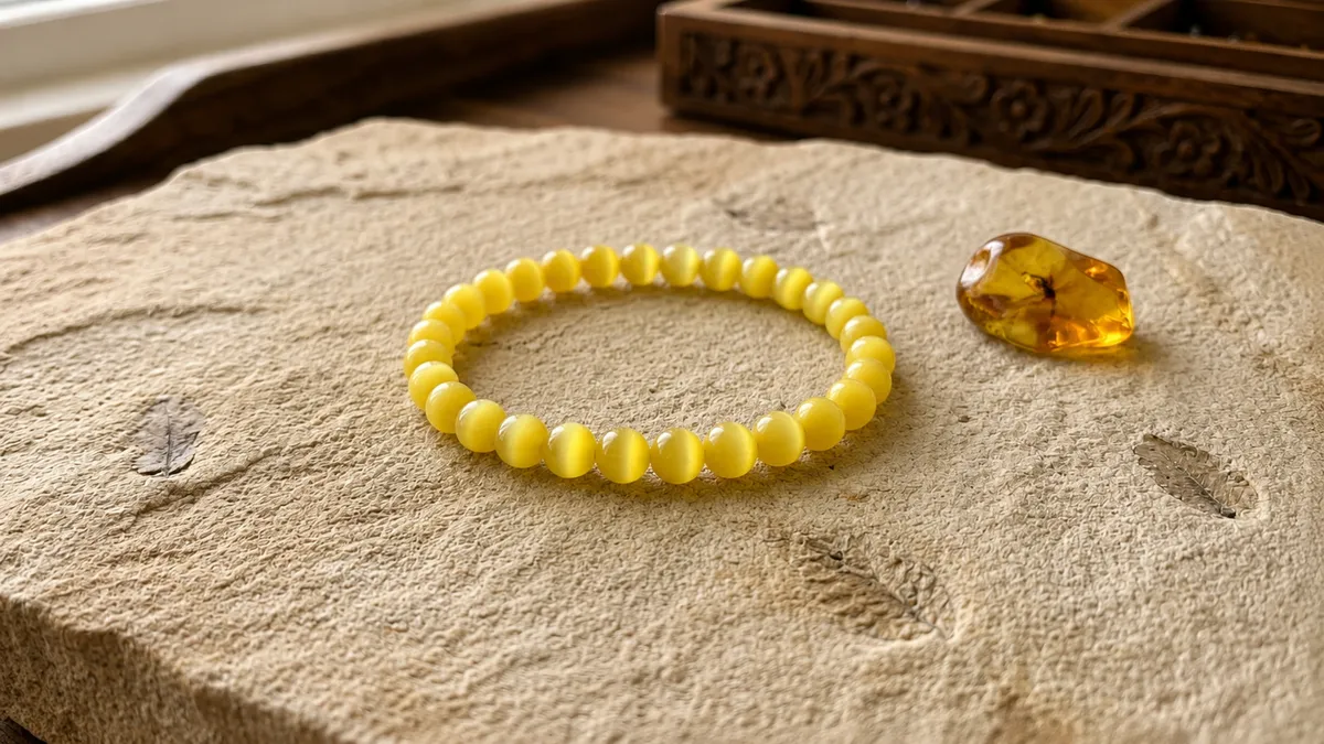 Lemon Yellow Stone Bracelet thumbnail 5