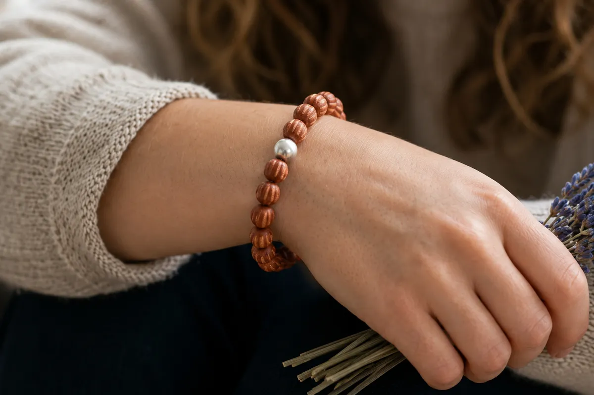 Walnut Wooden Bracelet thumbnail 4