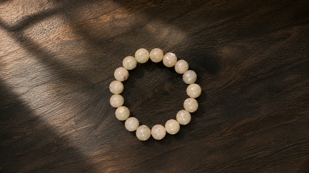 White Stone Bracelet