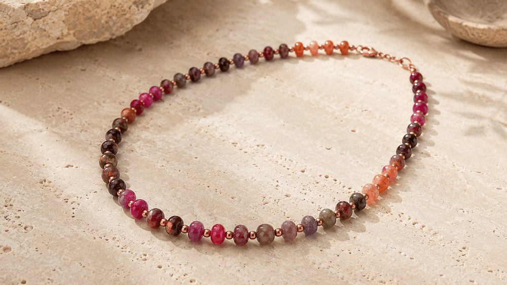 Chakra Symphony Mixed Stone Necklace thumbnail 4