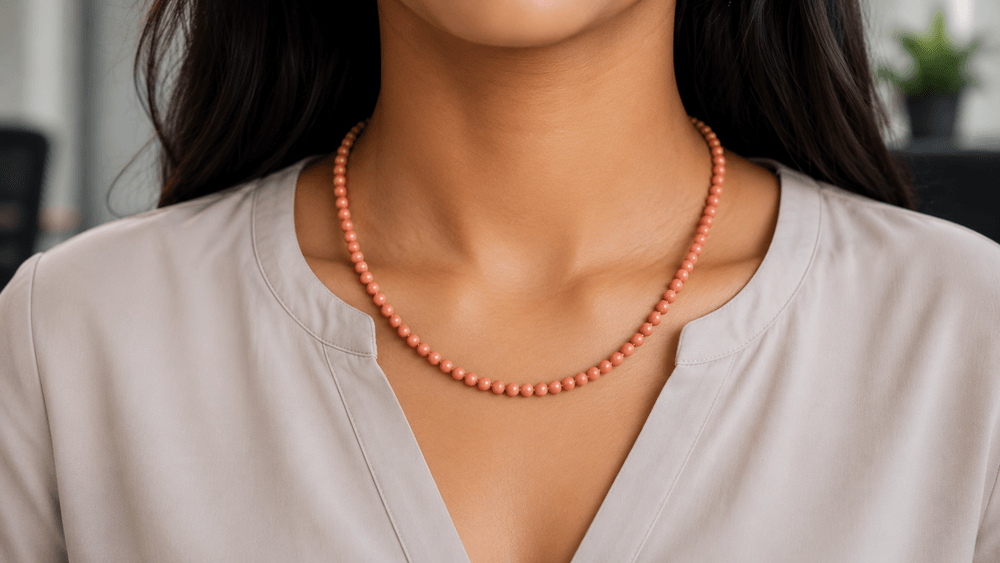 Classic Round Stone Harmony Necklace thumbnail 3