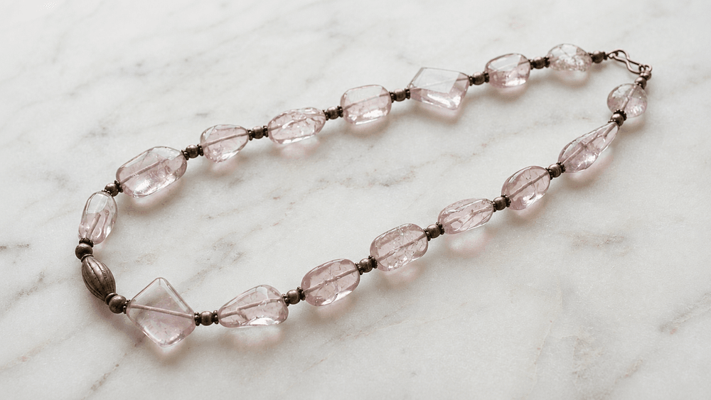Clear Crystal Aura Necklace