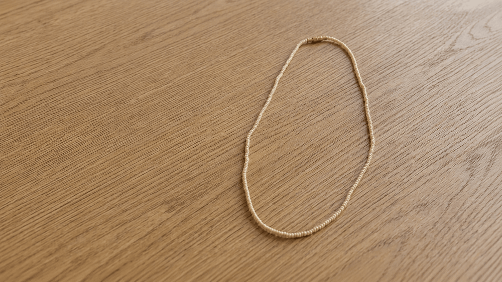 Delicate Pearl-drop Rice Necklace thumbnail 3