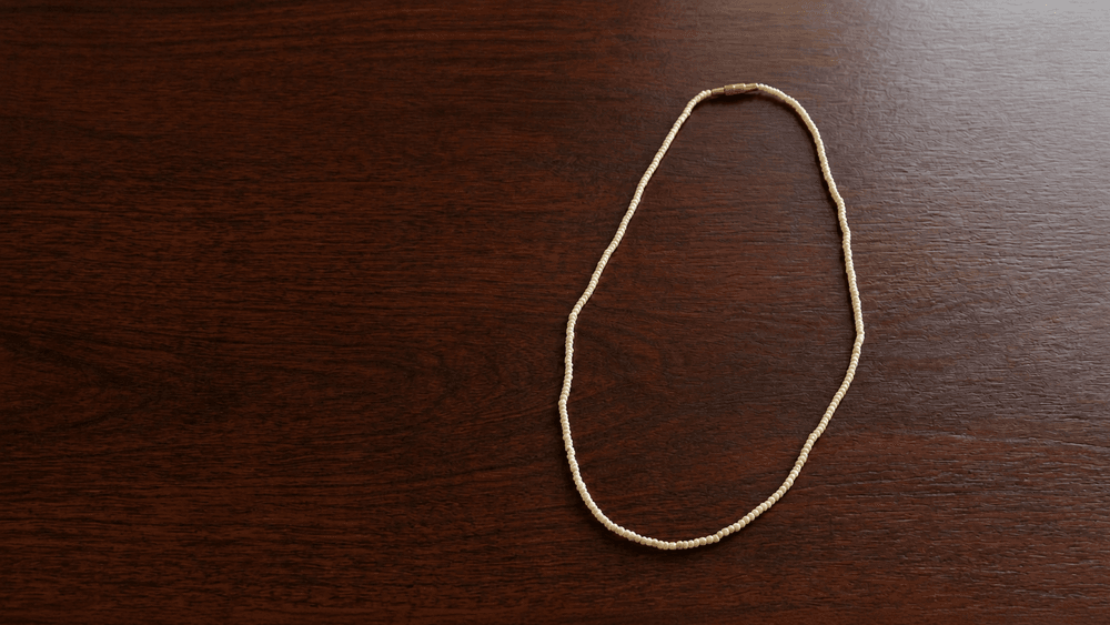 Delicate Pearl-drop Rice Necklace thumbnail 4