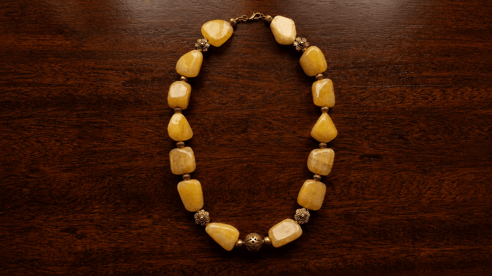 Earthy Agate Grounding Necklace