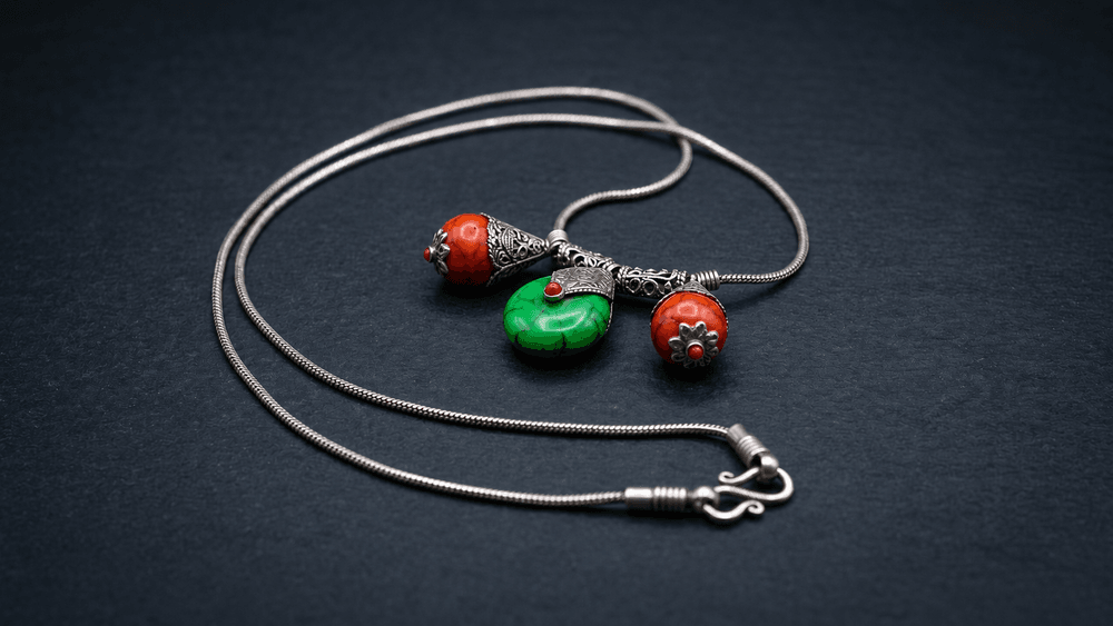 Ethereal Stone Pendant Chain