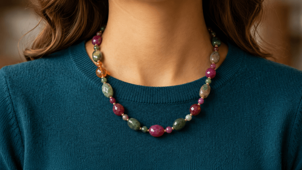 Raw Earth Natural Stone Necklace