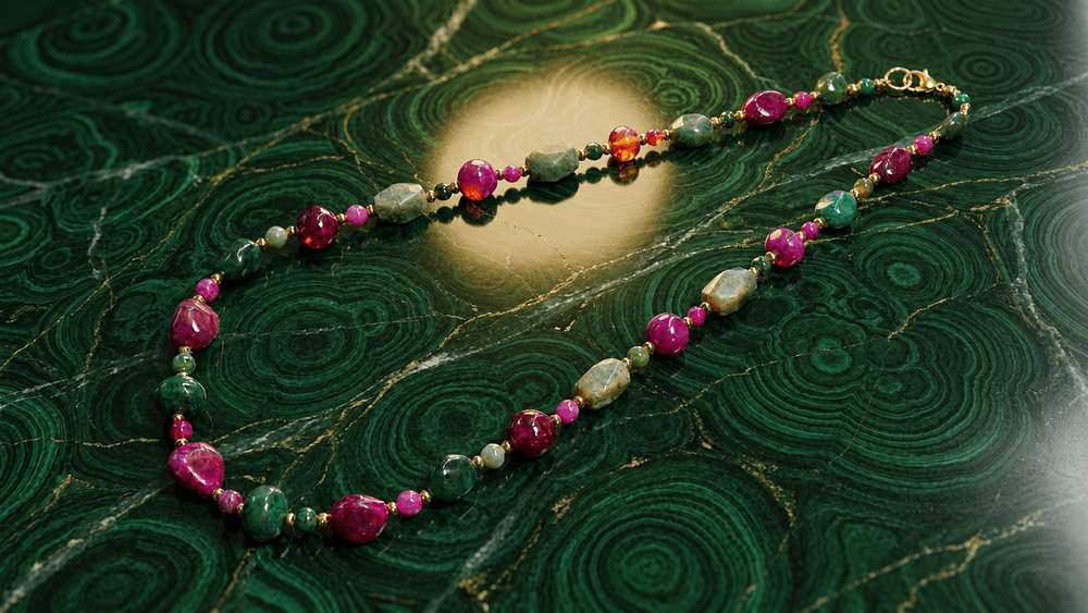 Raw Earth Natural Stone Necklace thumbnail 2