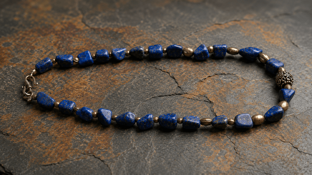 Royal Lapis Wisdom Necklace thumbnail 4