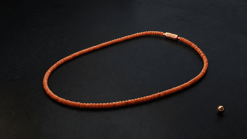 Ruby Toned Energy Necklace