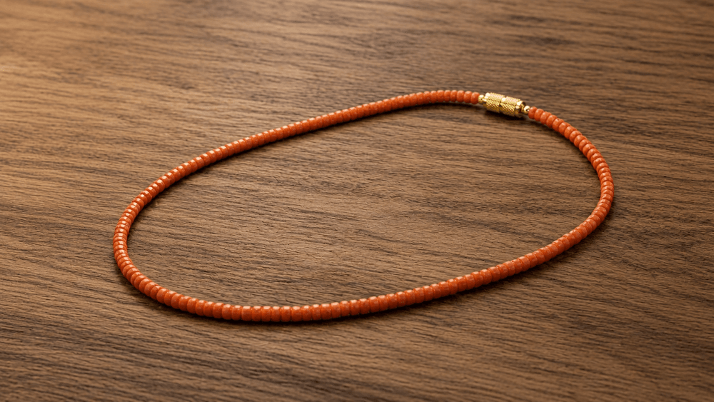 Ruby Toned Energy Necklace thumbnail 4