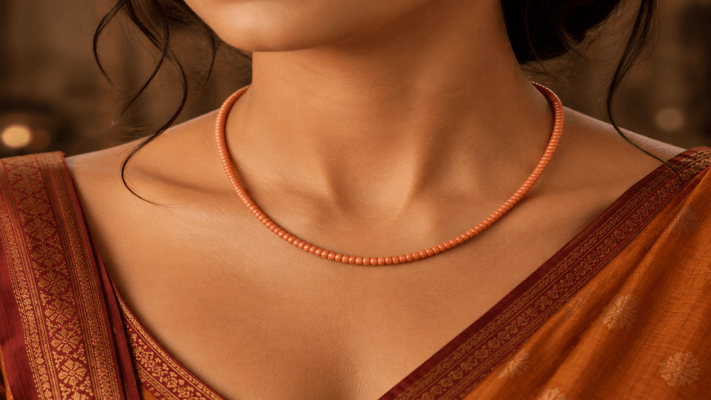 Ruby Toned Energy Necklace thumbnail 5
