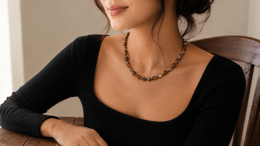 Smoky Quartz Protection Necklace thumbnail 5