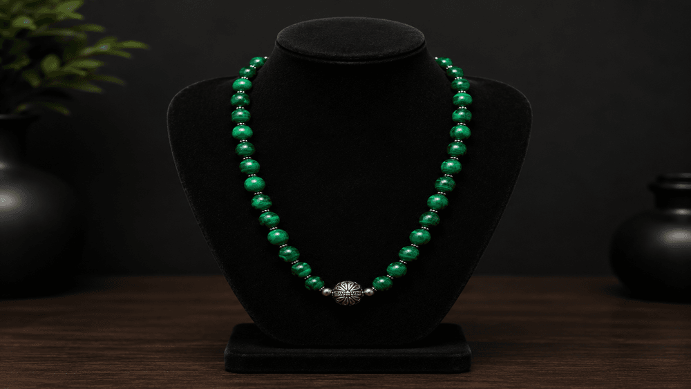Vibrant Malachite Transformation Necklace