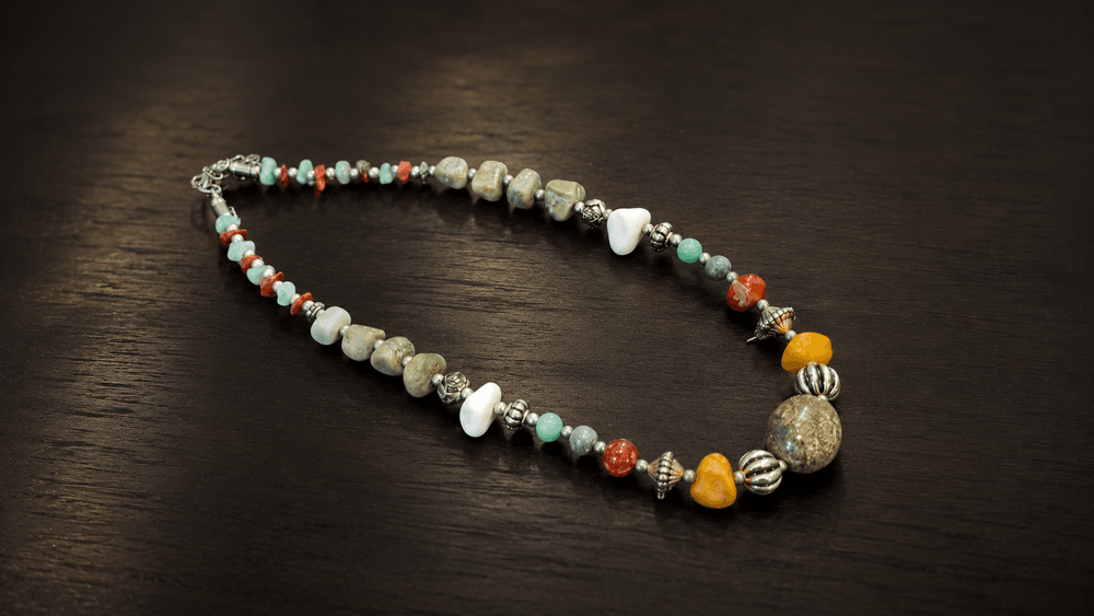 Harmonic Mixed Gemstone Necklace thumbnail 2