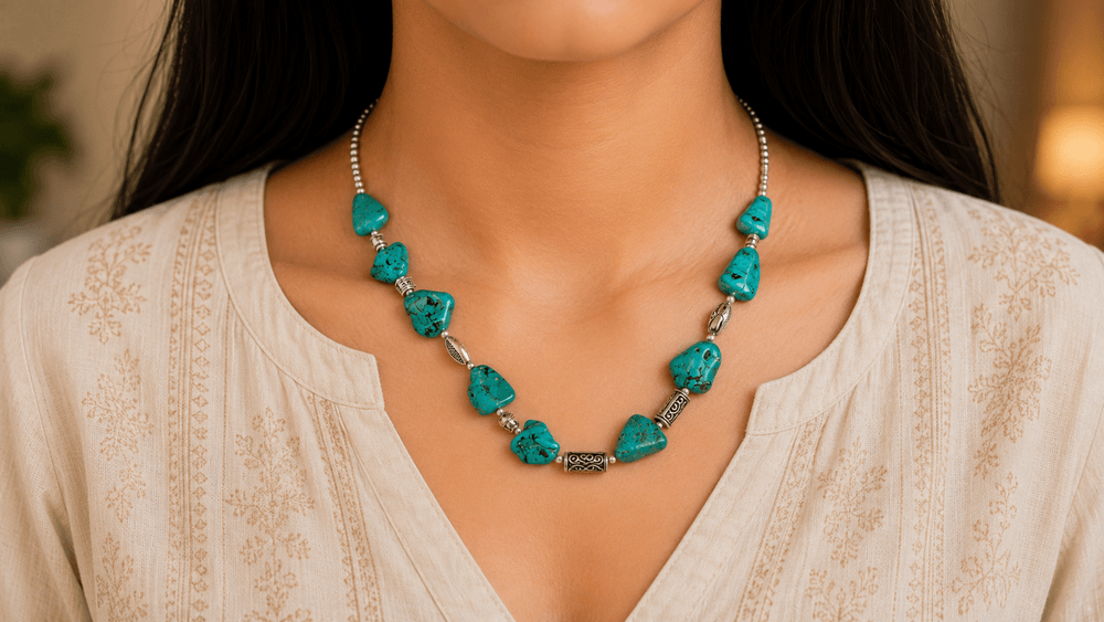 Himalayan Turquoise Spirit Necklace