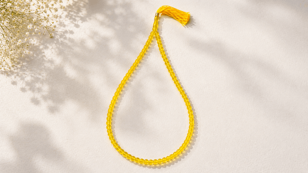 Premium Carved Jap Mala Necklace